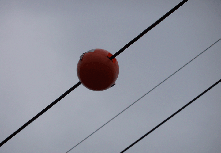 高壓導(dǎo)線危險(xiǎn)安全警示球 高壓導(dǎo)線危險(xiǎn)安全警示球